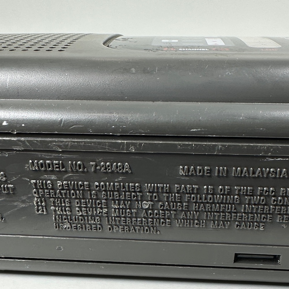 Vintage GE 2 Way power AM/FM Radio 24hourweather portable receiver TV sound 4b - Picture 9 of 15